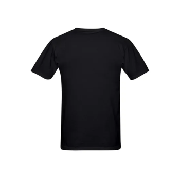 Nasa Logo Printed Cotton Short Sleeve T-Shirt Black