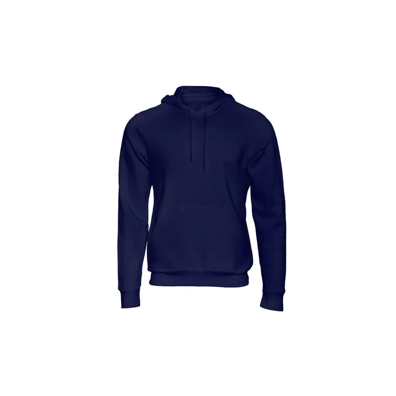 Navy Blue Hoodie Plain With Pocket, Unisex for Adults