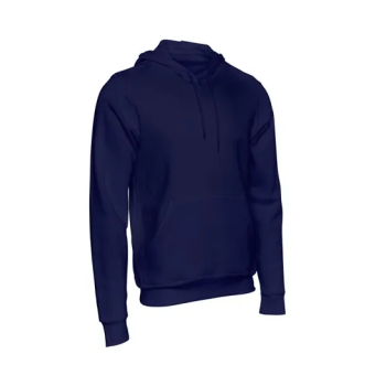 Navy Blue Hoodie Plain With Pocket, Unisex for Adults