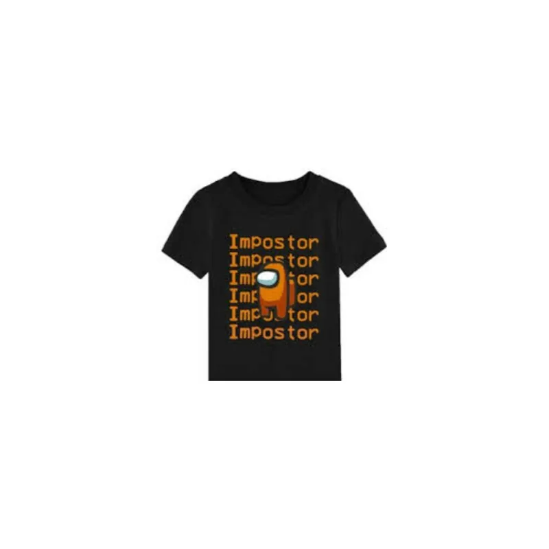 New Army Impostor Round Neck T-shirt Black For Kids And Adult