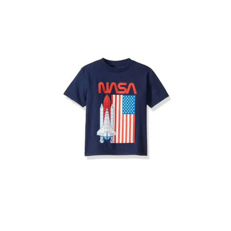 New Army Nasa Printed Round Neck T-shirt