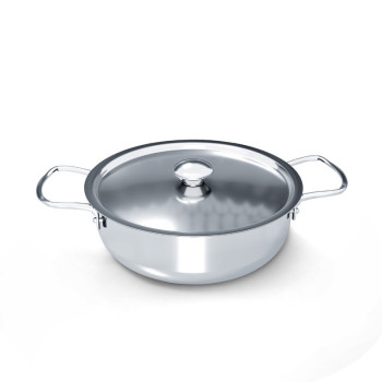 Delici DKP 22W Stainless Steel Cookware Kadai Pan