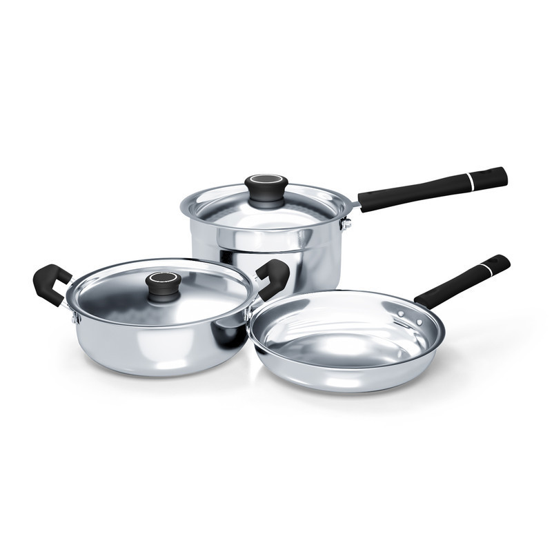 Delici DSK 5B 5 PCS Stainless Steel Cookware Set