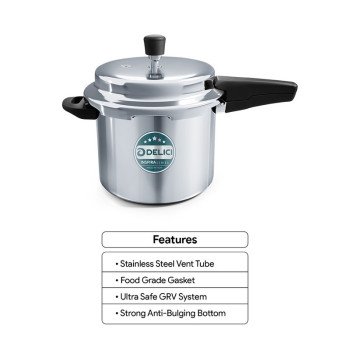 DELICI SPC5E 5 litre SS Pressure Cooker