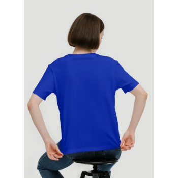 Generic Power of Ukraine Graphic Unisex Crew Neck Short Sleeve Blue T-shirt