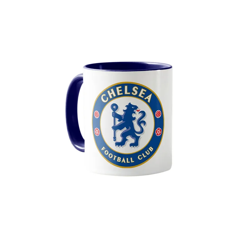One Piece Printed Chelsea FC Mug White & Blue 11ounce