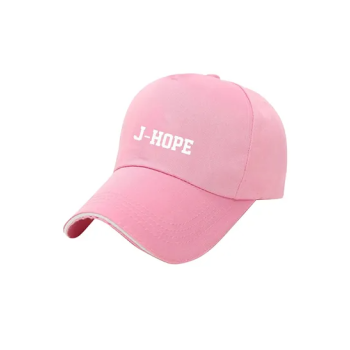 BTS Printed Baseball Cap Pink