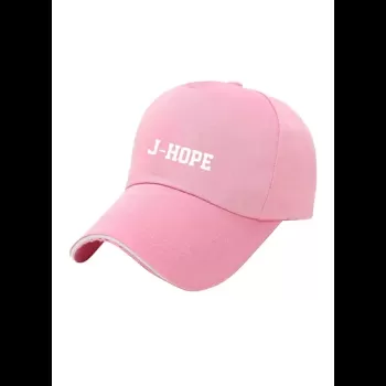 BTS Printed Baseball Cap Pink