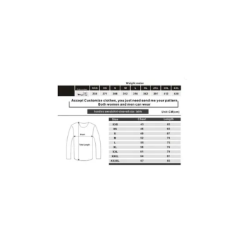 Generic Printed Cotton Hooded Sweatshirt Black/White