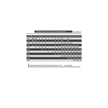 Generic Printed Cotton Hoodie Black/White