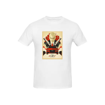 Generic Printed Short Sleeves T-shirt White
