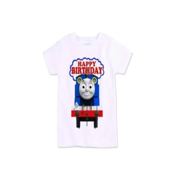 Generic Printed Thomas Round Neck T-Shirt Unisex For KIds