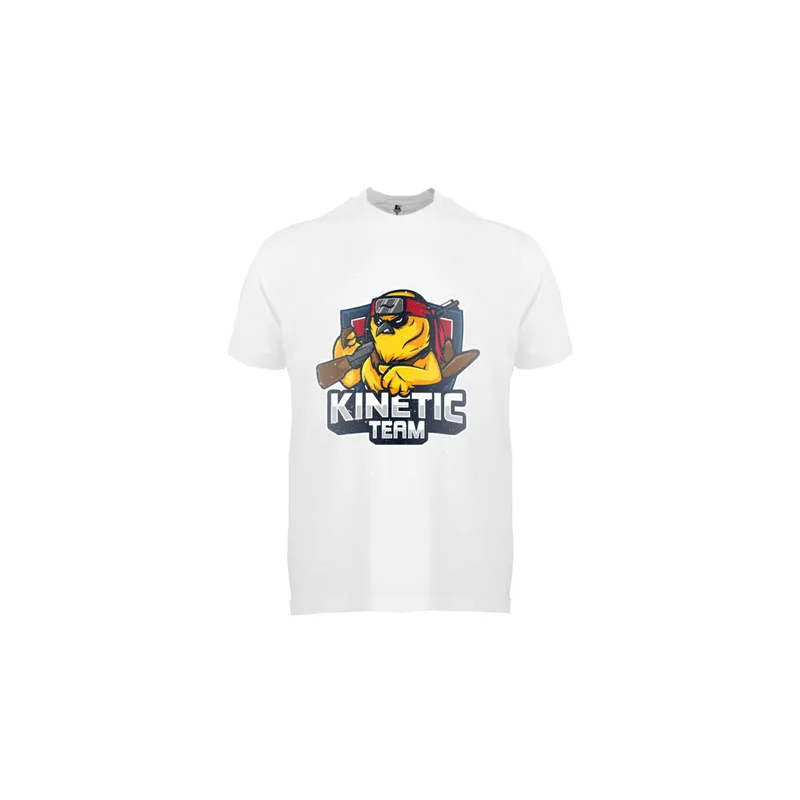FMSTYLES PUBG Kinetic Team Short Sleeve T-shirt White