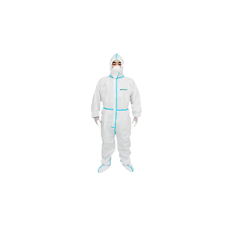 Generic Protective Coverall Disposable Suit White