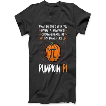 Generic Pumpkin Pi Printed T-shirt