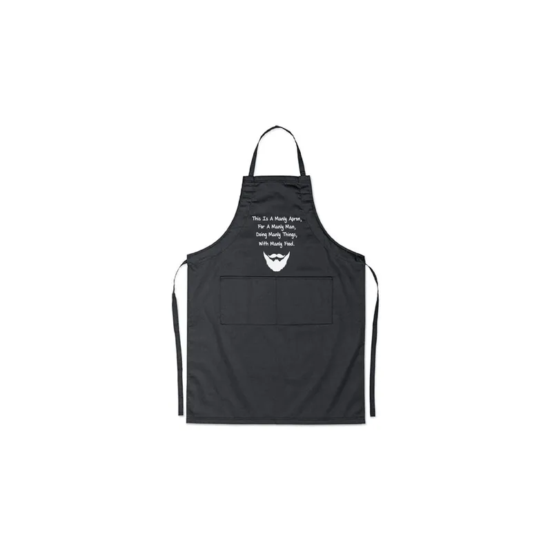 Generic Quote Printed Apron Black 98x69.5cm