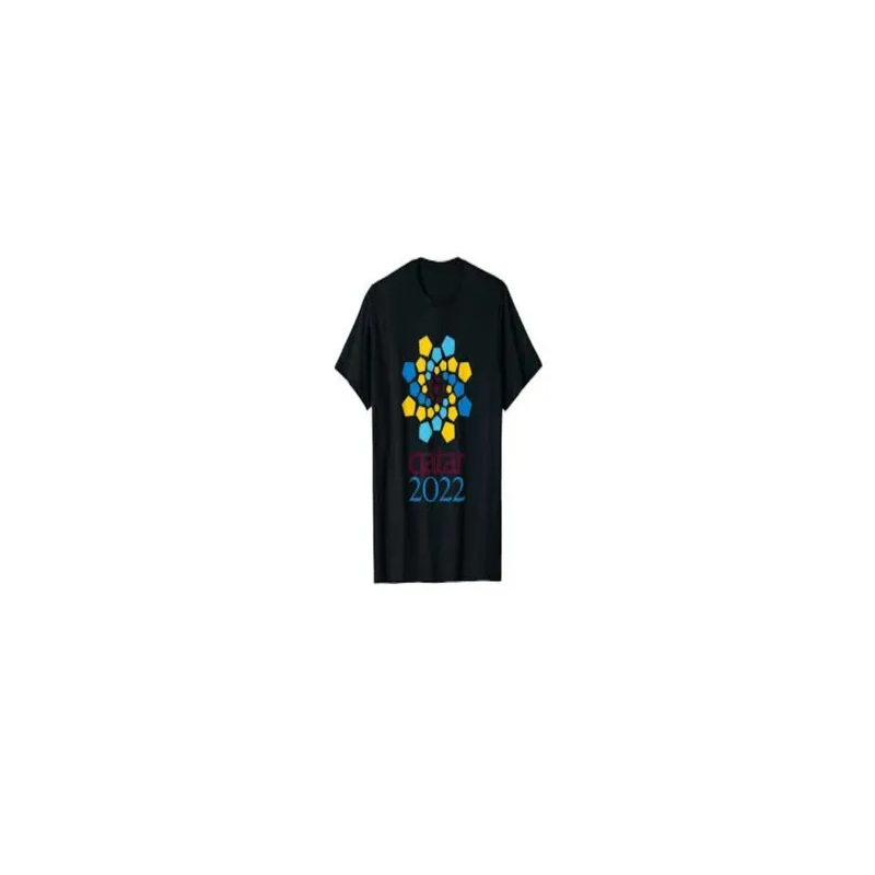 Generic Qatar World Cup 2022 Printed Round Neck T-shirt