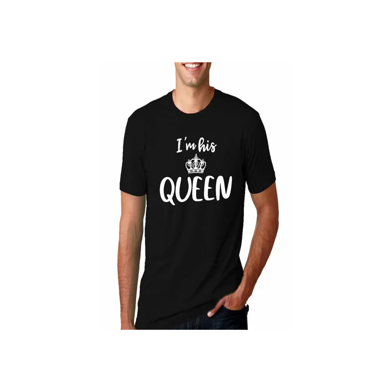 FMSTYLES Queen Short Sleeve T-shirt Black