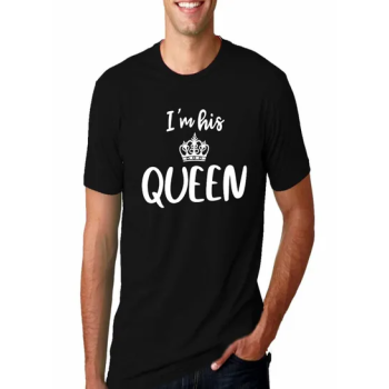 FMSTYLES Queen Short Sleeve T-shirt Black
