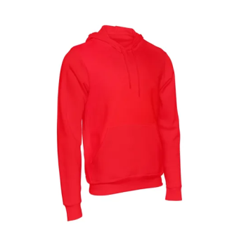 Generic Red Hoodie Plain With Pocket, Unisex for Adults