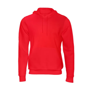 Generic Red Hoodie Plain With Pocket, Unisex for Adults
