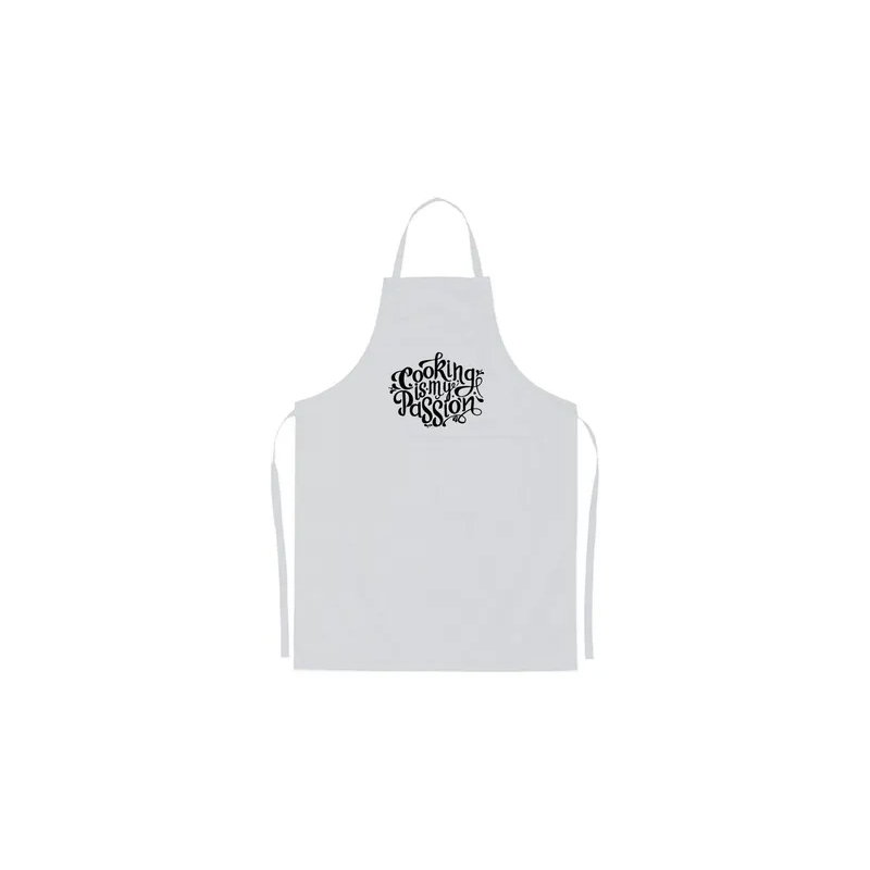 Generic Quote Printed Apron Green/White/Black 98x69.5cm