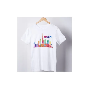 The Amazing View Of Dubai Printed T-shirt White