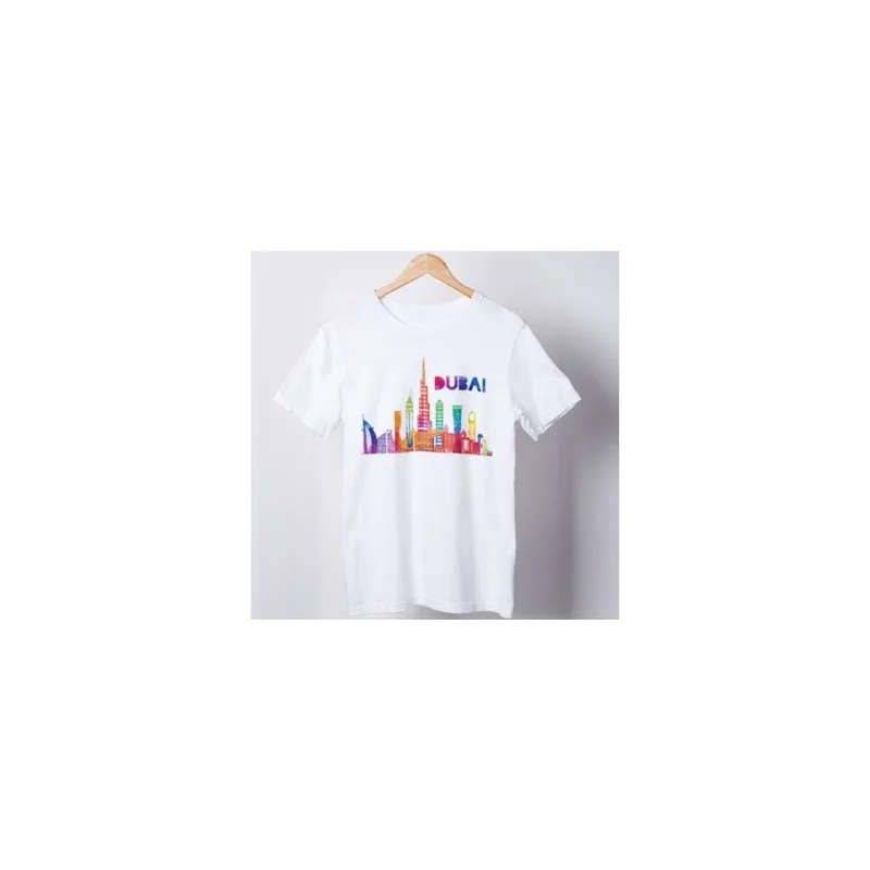 The Amazing View Of Dubai Printed T-shirt White