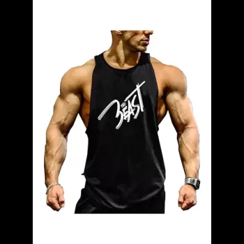 The Beast Printed Men Tank...