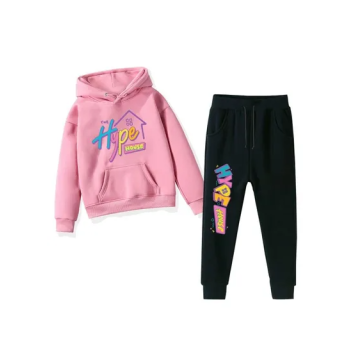 The Hype House Printed Hoodie and Pants for Kids