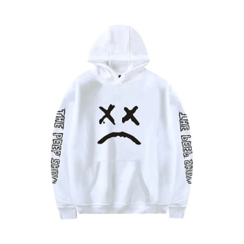 The Peep Show Printed Hoodie, White