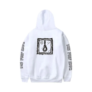 The Peep Show Printed Hoodie, White