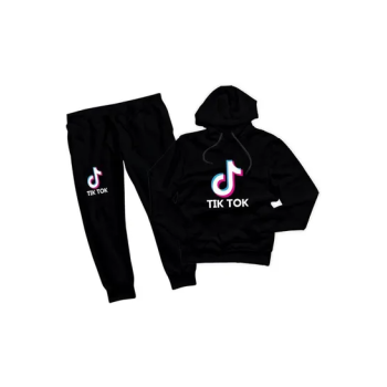 Tik Tok Print Hoodie And...