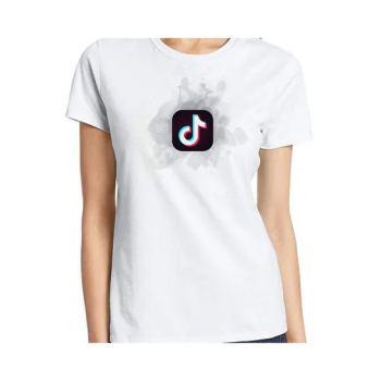 MODA Tik Tok Printed T-Shirt White