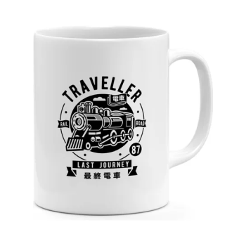 Traveller The Last Journey Coffee Mug White/Black