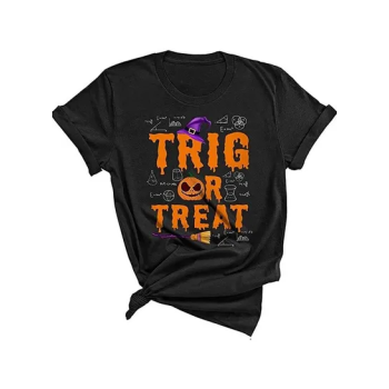 Trig or Treat Printed T-shirt for Kids and Adults