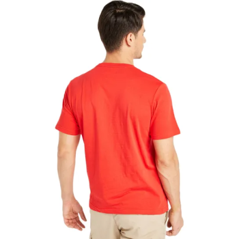 Al Jaber Typographic Print T-Shirt Red