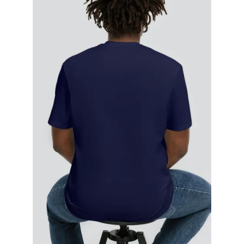 Ukraine Heart Navy Blue T-shirt