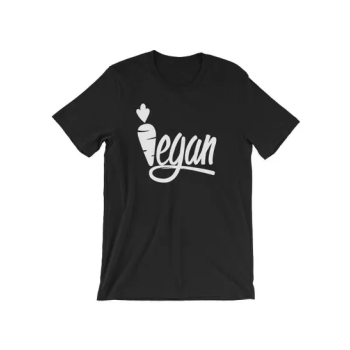 Vegan Carrot Vegetarian Proud Cool Unisex Shirt Root Vegetables Food Lover Best Souvenir Tee Vegan Party Dinner Short Sleeve T-Shirt
