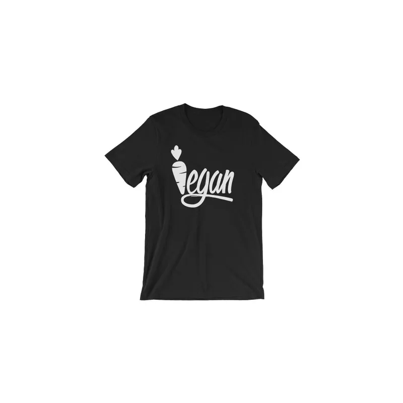 Vegan Carrot Vegetarian Proud Cool Unisex Shirt Root Vegetables Food Lover Best Souvenir Tee Vegan Party Dinner Short Sleeve T-Shirt