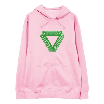 Versatile Winter Hoodie Pink