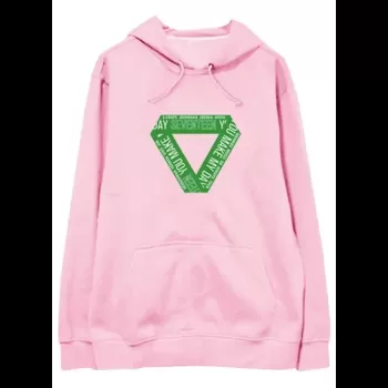 Versatile Winter Hoodie Pink