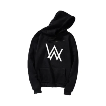Warm Thicken Fleece Sweatshirt Black