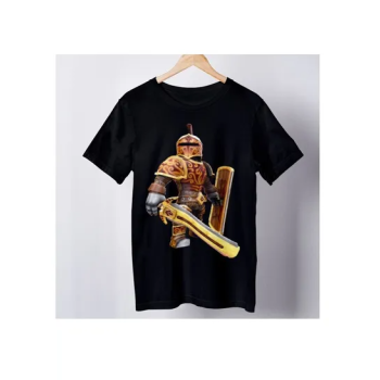 Generic Roblox Giant Sword Design Printed T-shirt Kids and Adult