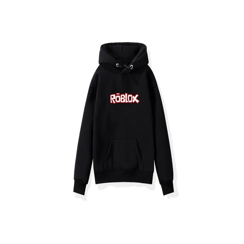 Generic Roblox Printed Hoodie Black