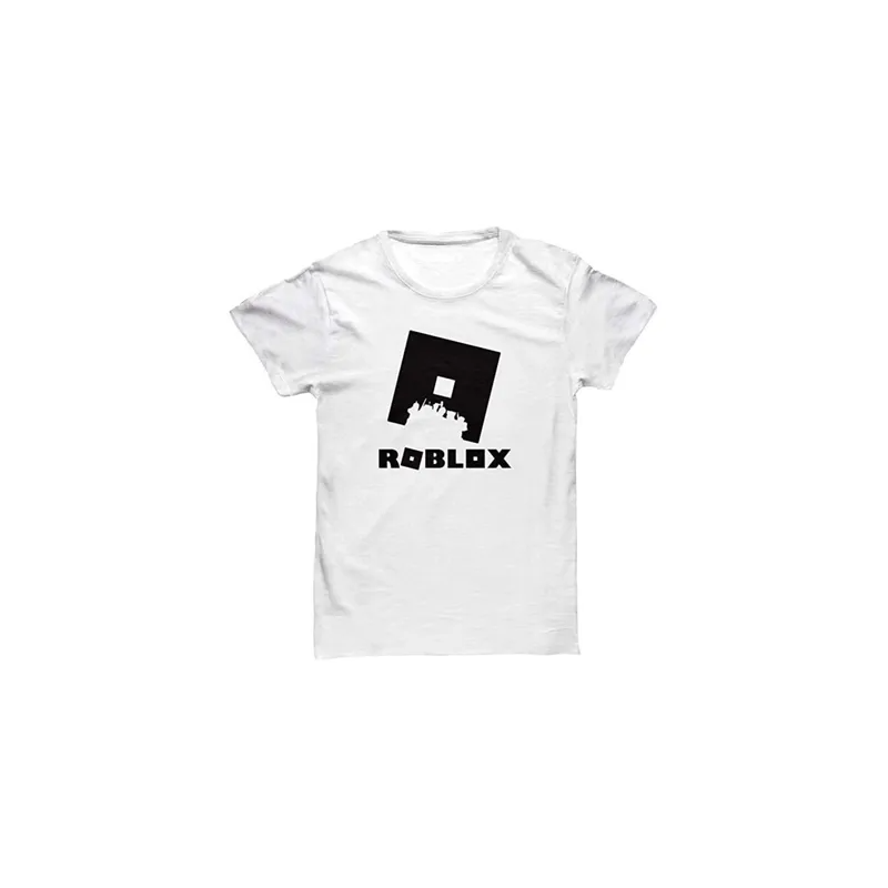 Generic Roblox Square Printed T-shirt White