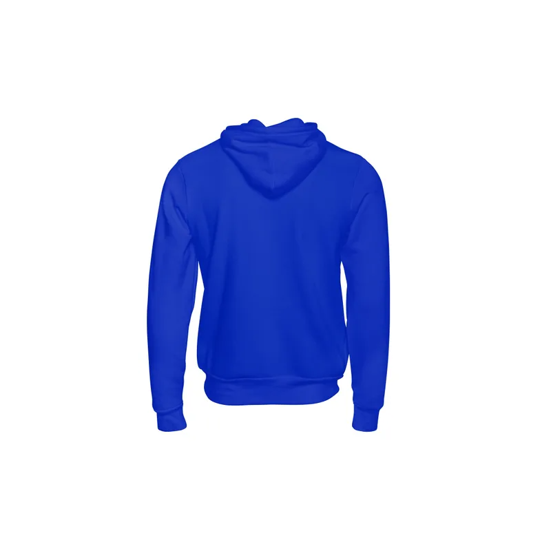 Generic Royal Blue Hoodie Plain With Pocket, Unisex for Adults
