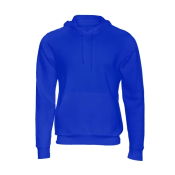 Generic Royal Blue Hoodie Plain With Pocket, Unisex for Adults