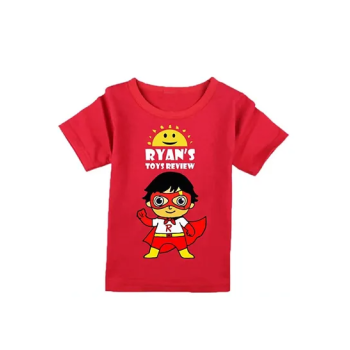 Generic Ryans Toys Review Printed Round Neck Short Sleeve T-shirt