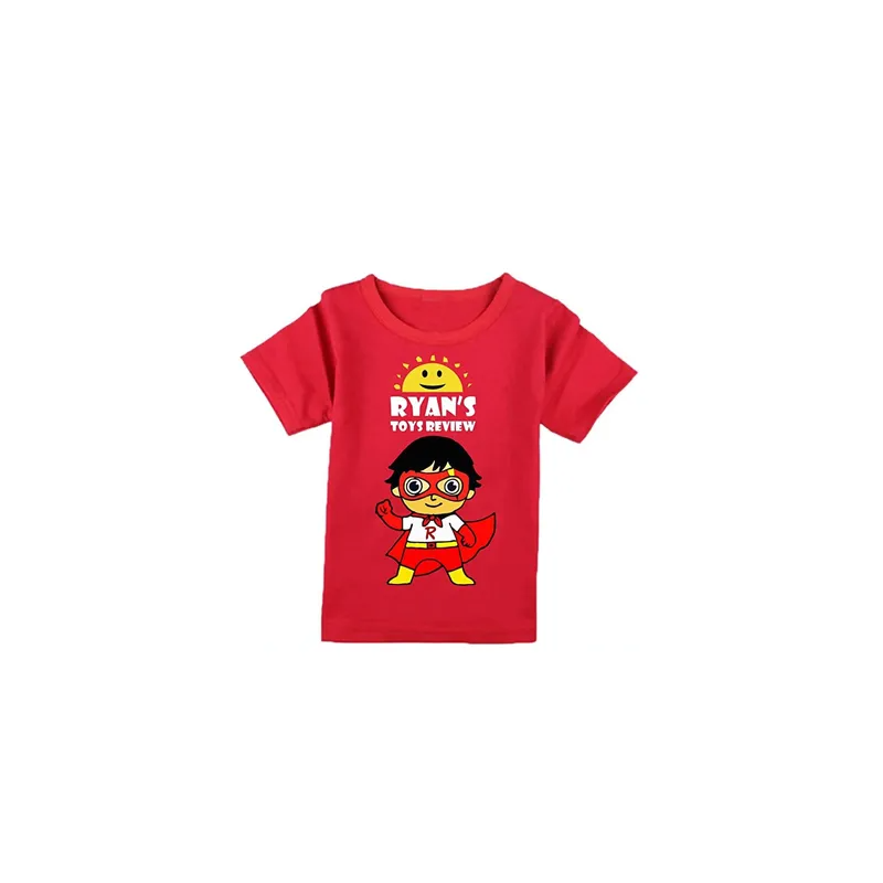 Generic Ryans Toys Review Printed Round Neck Short Sleeve T-shirt